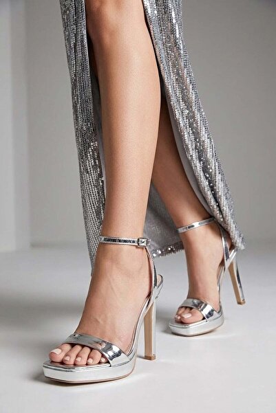 Ayakkabı Fuarı Elit Zyn4150 Women's Platform Shoes Silver