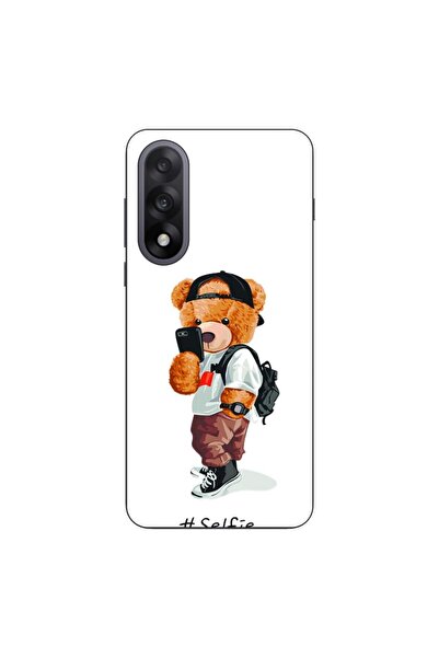 OEM Husa compatibila cu OnePlus Nord 5 Silicon Gel Tpu Model Bear Teddy Selfie