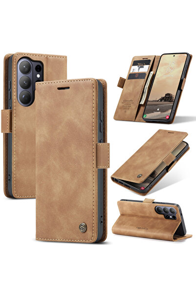 Caseme Husa pentru Samsung Galaxy S26 Ultra – CaseMe, tip carte, piele, funct...