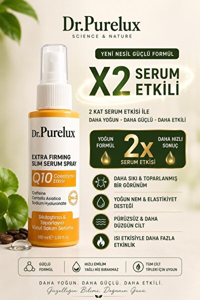 Dr.Purelux Q10 + Collagen Extra Firming Slim Serum , Sıkılaştırıcı & Toparlay...