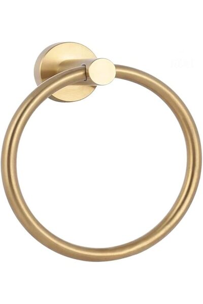 The Bros Brushed Towel Ring Hand Towel Holder Stainless Steel Simple Round To...