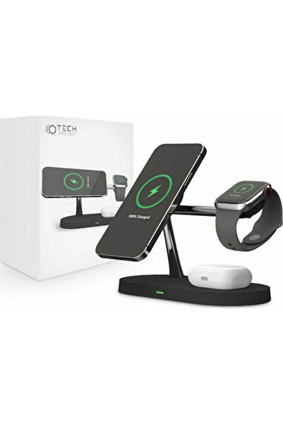 Tech-Protect Ασύρματος Φορτιστής (Qi Pad) και Καλώδιο USB-C - USB-C 15W Μαύρο...