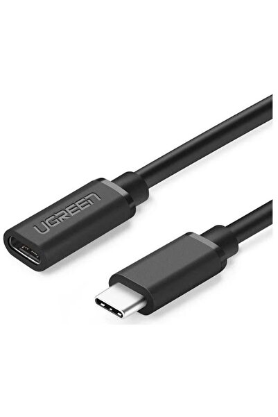 Ugreen ED008 USB-C Extension Cable, USB-C Female to USB-C Male, 0.5m, Black