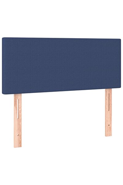 vidaxl Tăblie de pat, albastru, 80x5x78/88 cm, textil