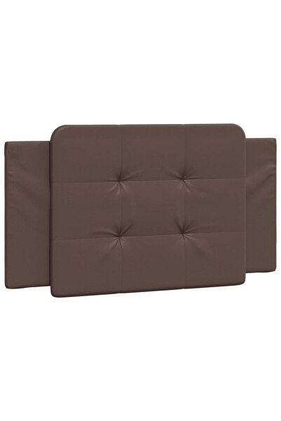 vidaxl Headboard Pillow , Zadar, brown, 100 cm, artificial Leather