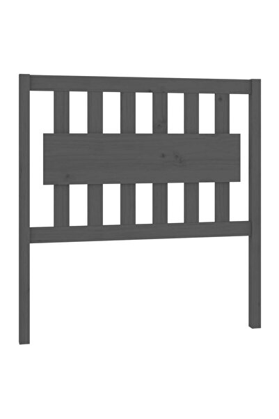 vidaxl Gray headboard 95.5x4x100 cm Solid pine wood
