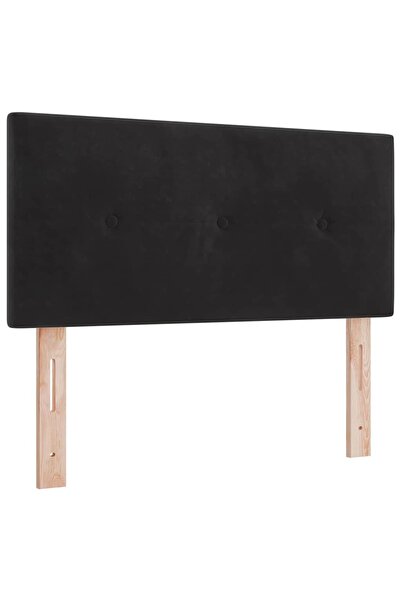 vidaxl Tăblie cap Negru 100 cm Catifea