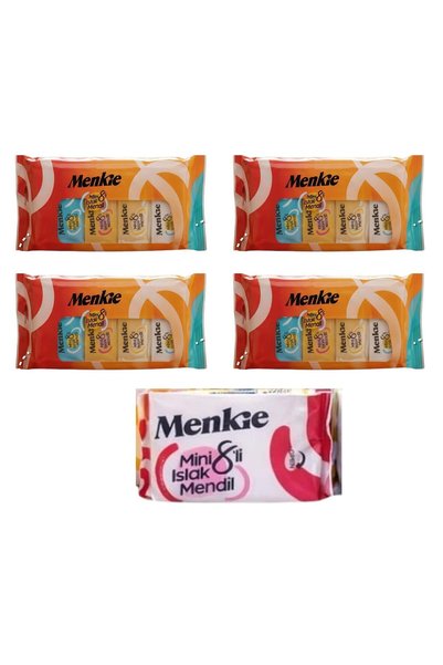 MENKİE - MİNİ ISLAK MENDİL 8 ADETLİ 32 PAKET