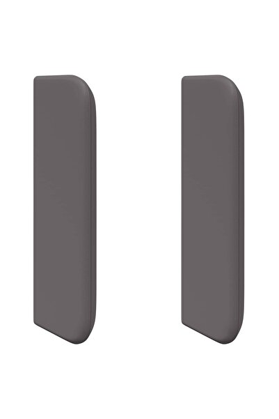 vidaxl Ureche pentru Tăblie 2 pcs Gri 40 x 16 x 5 cm