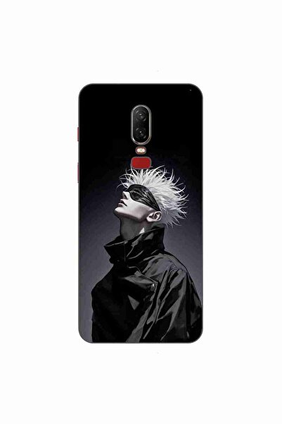 OEM Husa compatibila cu OnePlus 6 Silicon Gel Tpu Model Jujutsu Kaisen Gojo S...