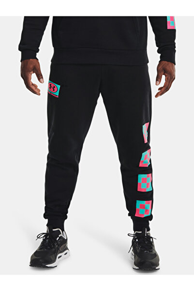 Under Armour Tepláky UA RIVAL FLEECE GEO JOGGER-BLK