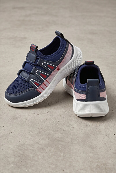 Liarca Vpx Windrunner Navy Blue Red Detailed Breathable Lightweight Sole Boys...
