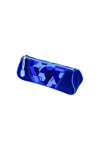Herlitz Herlitz triangular pencil case, Blue Goal motif