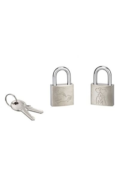 THIRARD Set de 2 lacăte cu cheie, LOVE 6 (porumbel/cuplu)