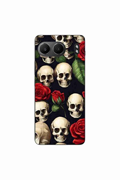 OEM Husa compatibila cu OnePlus Nord 4 Silicon Gel Tpu Model Skulls and Roses