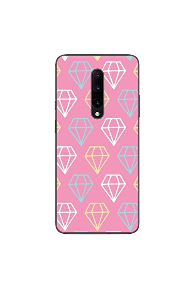 OEM Husa compatibila cu OnePlus 7 Pro Silicon Gel Tpu Model Diamond Pattern D...