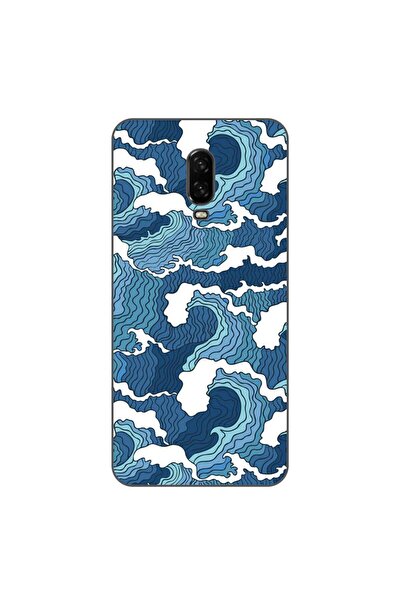 OEM Husa compatibila cu OnePlus 6T Silicon Gel Tpu Model Crazy Waves