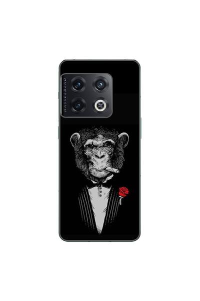 OEM Husa compatibila cu OnePlus 10 Pro Silicon Gel Tpu Model Cigar Monkey