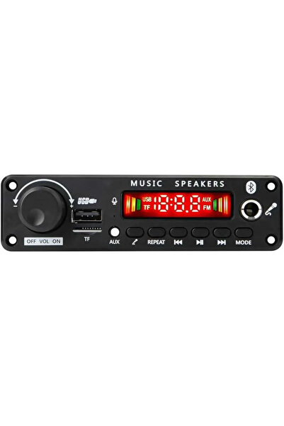 ALIEN Modul MP3/radio/TF/USB/BT/MIC/AUX cu telecomandă 2x25W