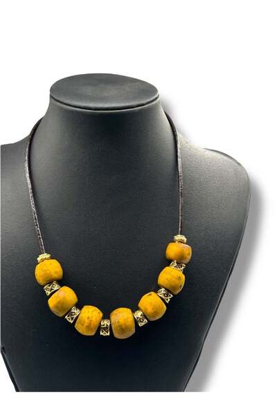Bozhi Necklace Glass Beads Elegant Gift