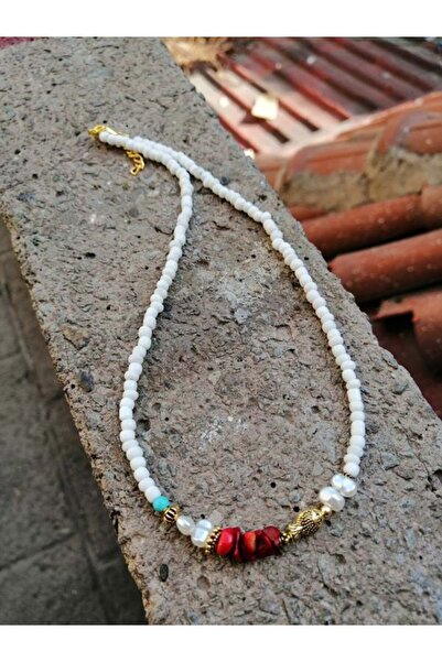 Bozhi Necklace Glass Beads Elegant Gift