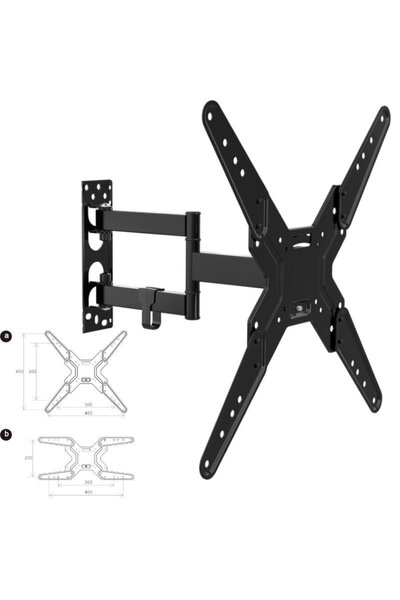 OSIO OSM-7836 Βάση τηλεόρασης 17″ – 47″ VESA 400 x 400 - 18589-7836