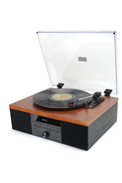AKAI ATT-14BT Ηχοσύστημα με πικάπ, Bluetooth, CD player, USB, FM, Aux-In, RCA...