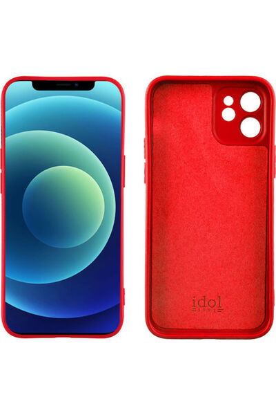 Other Idol 1991 Βελούδινη Πίσω Θήκη Σιλικόνης Κόκκινη (iPhone 12) Κωδικός: 83...