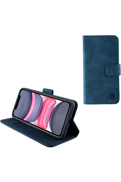 Lime&co Lime Essential Magnet Book Συνθετικό Δέρμα Σκούρο Μπλε (iPhone 11) Κω...