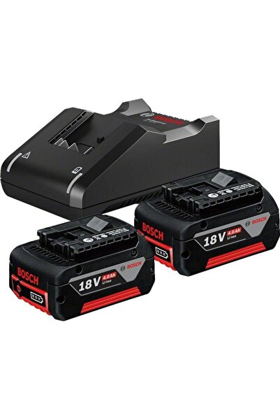 Bosch Set profesional 1600A019S0 18V 4Ah Li-Ion cu 2 baterii și încărcător