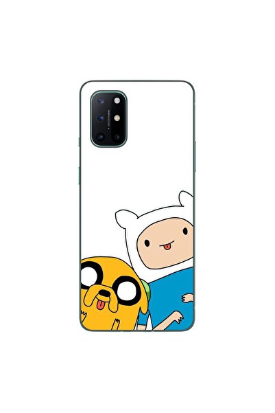 OEM Husa compatibila cu OnePlus 8T Silicon Gel Tpu Model Finn and Jake Tongues