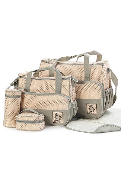 Arabest 5-Piece Maternity & Baby Essentials Set, Large Capacity Diaper Bag wi...