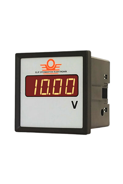 0-100 Volt AC Pano Tipi Dijital Voltmetre