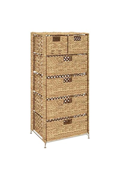 vidaxl Unitate de depozitare cu 6 coșuri, 47x37x100 cm zambilă de apă