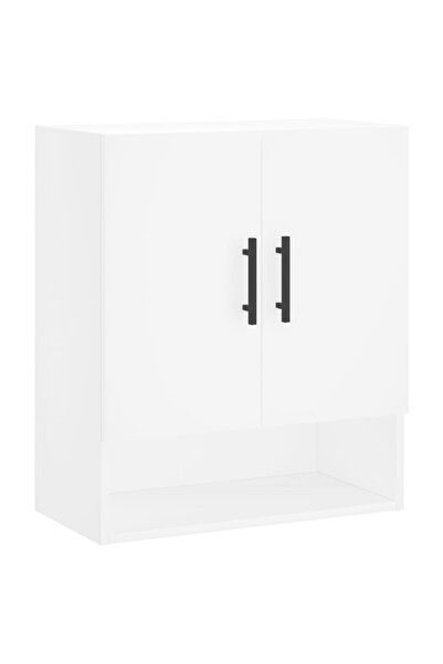 vidaxl Wall cabinet, white, 60x31x70 cm, composite wood