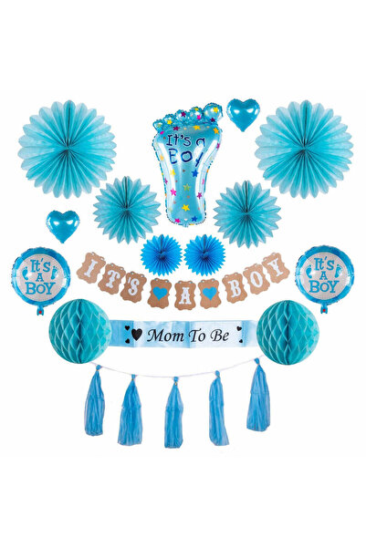 OEM Σετ για Baby Shower και Επέτειο - Για Αγοράκι - Μελλοντική Μαμά