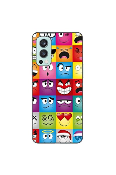 OEM Husa compatibila cu OnePlus Nord 2 Silicon Gel Tpu Model Funny Faces