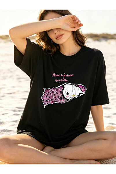 Fleck Womens T Shirts Game Day Sports Silhouette Graphic Casual Oversized Style