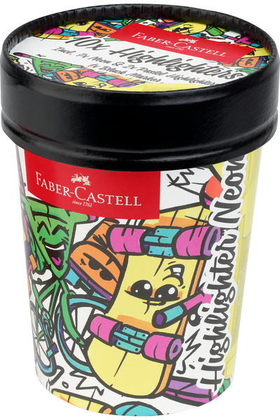 Faber Castell Комплект от 10 суперфлуоресцентни текстови маркери, специално и...