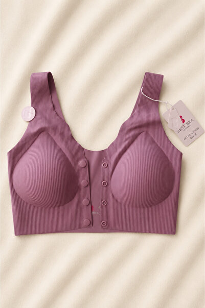 BEST BRA LİNGERİE Best Bra Önden Çıtçıtlı Lazer Kesim Dikişsiz&Balensiz Giyil...