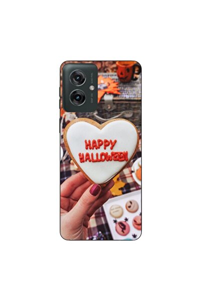 OEM Калъф, съвместим с Motorola Moto G55, силиконов гел TPU, с шарка  "Щастли...