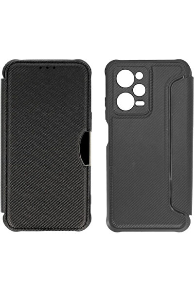 POWERTECH Razor Carbon Δερμάτινο Μαύρο Πίσω Κάλυμμα (Redmi Note 12 Pro / Poco...