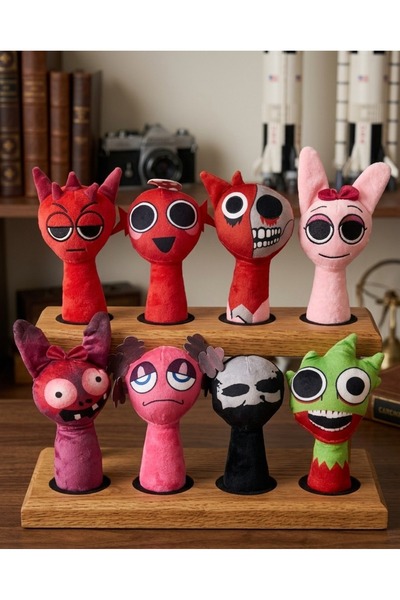 OEM Jucărie de pluș Sprunki, 22 cm, design unic, umplutură din bumbac PP, col...