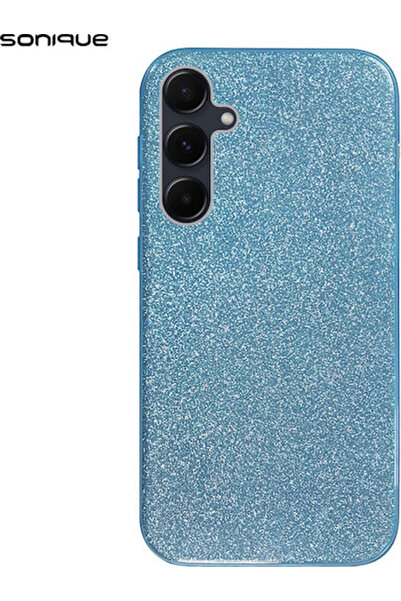 Other Sonique Shiny Back Cover Silicone / Plastic Light Blue (Galaxy A55)