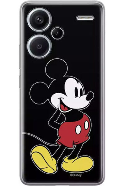 Disney Redmi Note 13 Pro+ 5G Μαύρη Πίσω Θήκη Σιλικόνης με Ολόσωμη Εκτύπωση Μί...