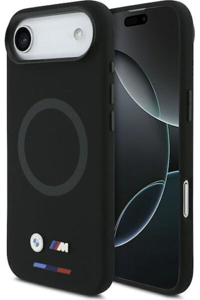 BMW Πίσω Κάλυμμα Σιλικόνης Μαύρο (iPhone Air) Κωδικός: BMHMP17M25SITBOK