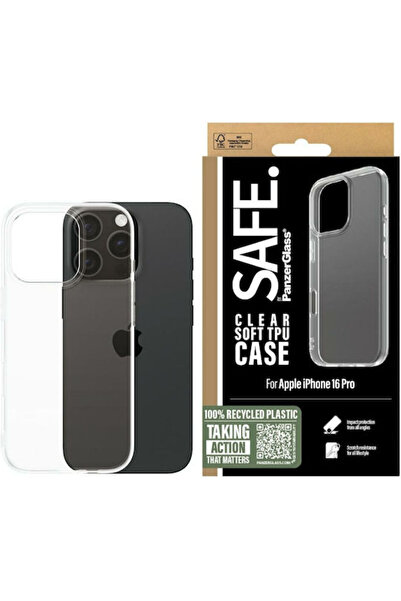 Panzer Glass PanzerGlass Πίσω Κάλυμμα Σιλικόνης Διαφανές (iPhone 16 Pro) SAFE...