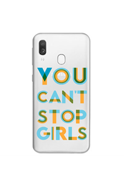 Other Samsung A40 You Cant Stop Girls Transparent Silicone TPU Θήκη