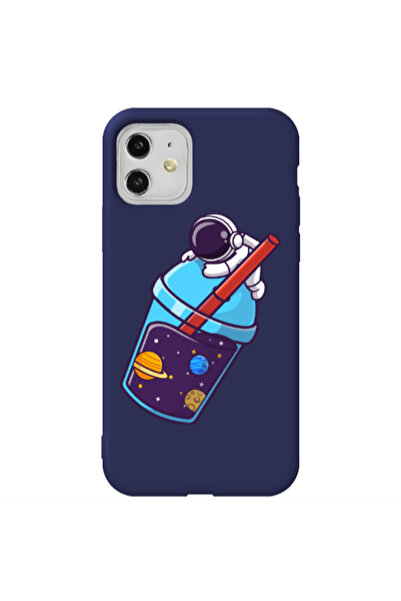 Other Apple iPhone 11 Longing in space Dark blue Colored Silicone TPU Θήκη