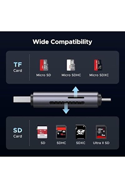 Yıldızan Tamgün USB 3.2 Type-C and Usb-A Otg Sd and Micro Sd Memory Card Read...